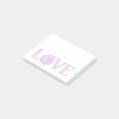 Post-it® Aimez le dahlia lavande (Incliné)
