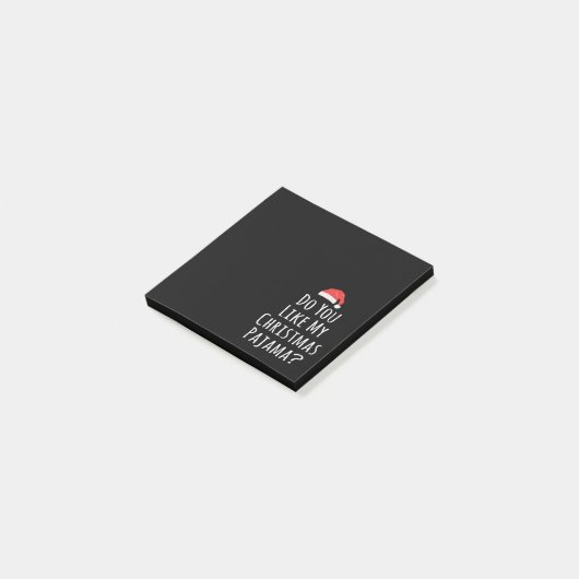 Post-it® Aimez-vous mon pyjama de Noël ? (Incliné)