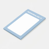 Post-it® Airy Blue Modern Personnalisé Versatile (Incliné)