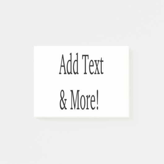 Post-it® Ajouter du texte et plus ! Customisez votre propre (Devant)