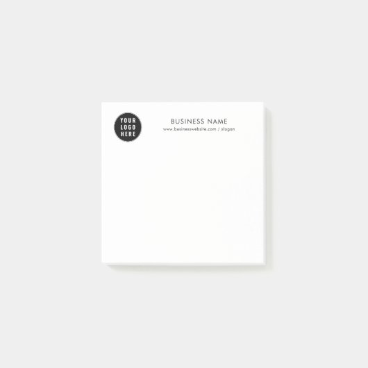 Post-it® Ajouter un logo d'entreprise et un site Web d'entr (Devant)