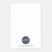 Post-it® Ajouter un logo d'entreprise et un site Web d'entr (Devant)