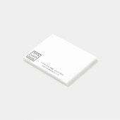 Post-it® Ajouter votre logo Business Promotionnels 4x3 (Incliné)