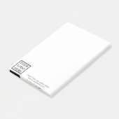 Post-it® Ajouter Votre Logo Entreprise Promotionnel Simple (Incliné)
