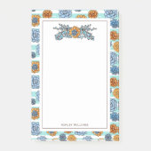 Post-it® Ajouter votre nom | Aquarelle Succulente (Devant)