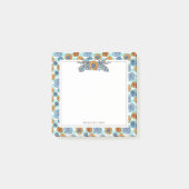 Post-it® Ajouter votre nom | Aquarelle Succulente (Devant)