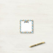 Post-it® Ajouter votre nom | Aquarelle Succulente (Sur un bureau)