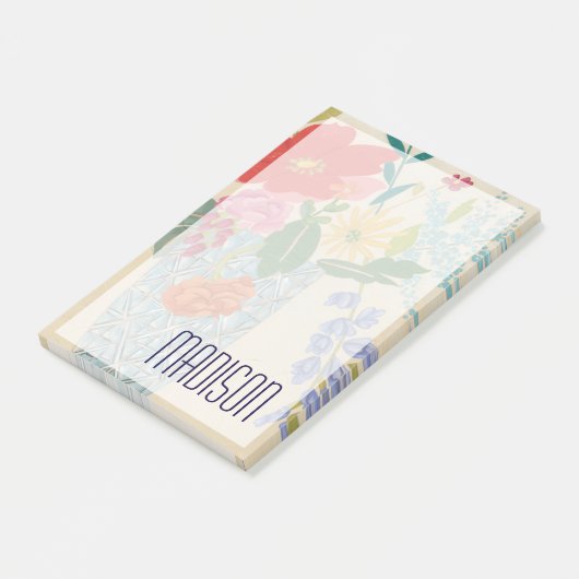 Post-it® Ajouter votre nom| Blossoms de printemps II (Incliné)