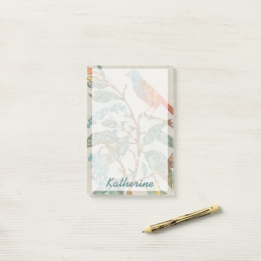 Post-it® Ajouter votre nom| Collage aérien II (Sur un bureau)