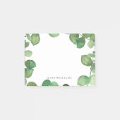Post-it® Ajouter votre nom Feuilles Eucalyptus (Devant)