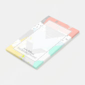 Post-it® Ajouter votre nom| Imprimer l'art géométrique (Incliné)