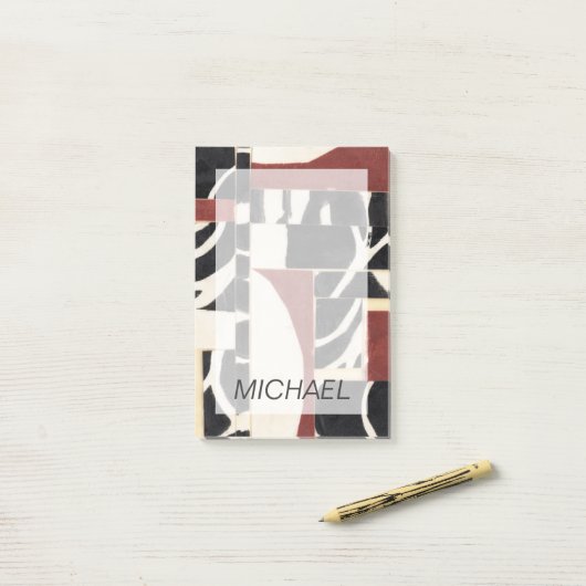 Post-it® Ajouter votre nom| Pièces et pièces I (Sur un bureau)