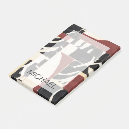 Post-it® Ajouter votre nom| Pièces et pièces I (Incliné)