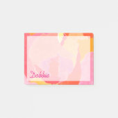 Post-it® Ajouter votre nom| Rose des choux IV (Devant)