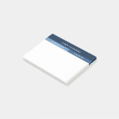 Post-it® Ajouter Votre Nom Simple Dark Blue (Incliné)