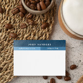 Post-it® Ajouter Votre Nom Simple Dark Blue