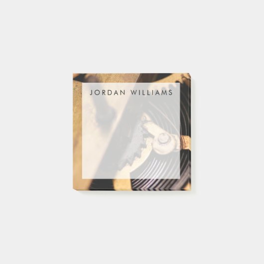 Post-it® Ajouter votre nom| Surveillance de la mécanique Ab (Devant)