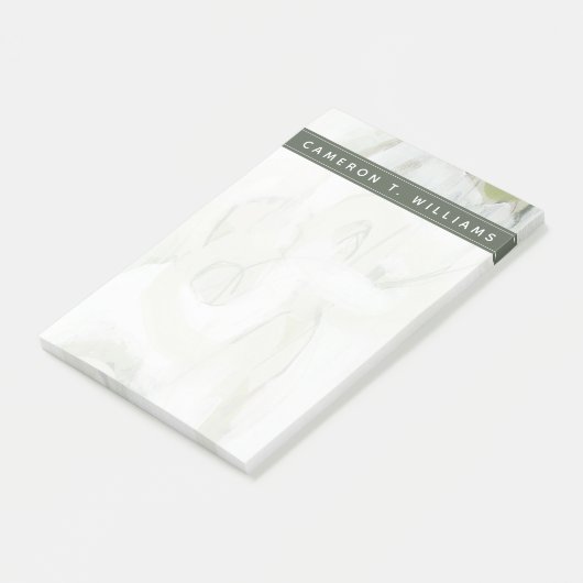 Post-it® Ajouter votre nom| Verge (Incliné)