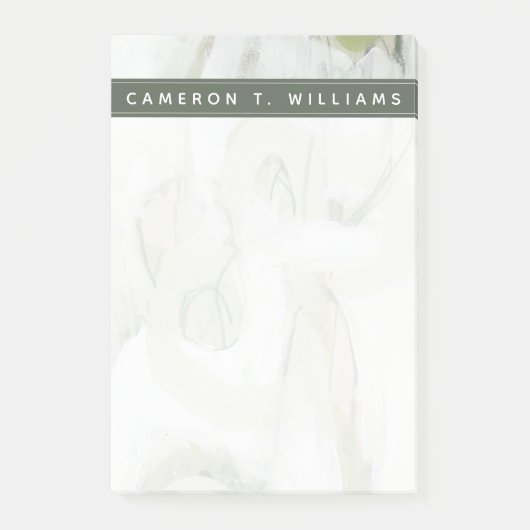 Post-it® Ajouter votre nom| Verge (Devant)