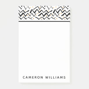 Post-it® Ajoutez vos courses de brosse et motif de points  