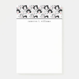 Post-it® Ajoutez vos femmes nommées de avec le motif de