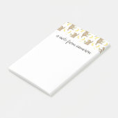 Post-it® Ajoutez vos paresses de | et motif nommés de (Incliné)