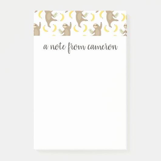 Post-it® Ajoutez vos paresses de | et motif nommés de (Devant)