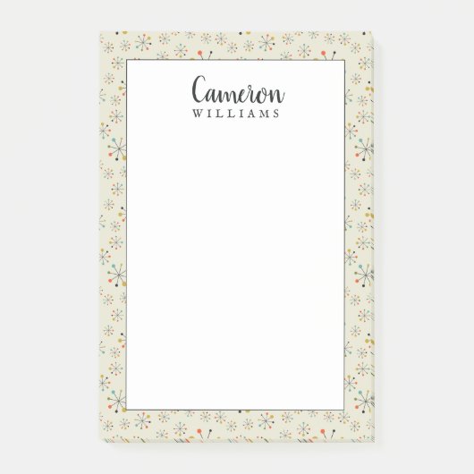 Post-it® Ajoutez votre atomique nommé de la moitié du (Devant)