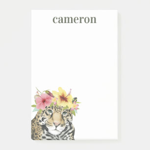 Post-it® Ajoutez votre guépard doux tropical nommé du