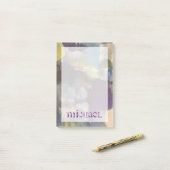 Post-it® Ajoutez votre intermède | calme nommé (Sur un bureau)