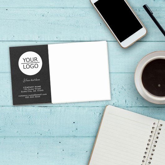 Post-it® Ajoutez votre logo avec promotion de texte personn