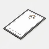 Post-it® Ajoutez votre mascotte nommée de paresse de | (Incliné)