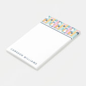 Post-it® Ajoutez votre motif | abstrait nommé de forme (Incliné)