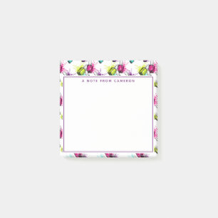 Post-it® Ajoutez votre motif   au néon nommé de vernis à