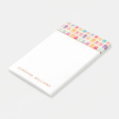 Post-it® Ajoutez votre motif | grunge nommé de dent (Incliné)