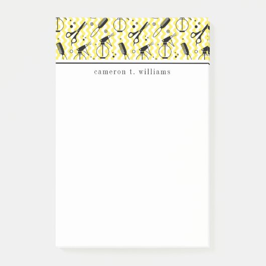 Post-it® Ajoutez votre motif | jaune nommé d'outil de (Devant)