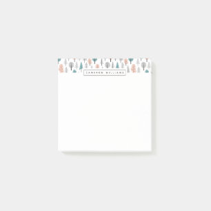 Post-it® Ajoutez votre motif mignon nommé de forêt de