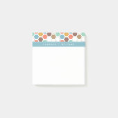 Post-it® Ajoutez votre motif nommé de module de ruche (Devant)