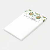 Post-it® Ajoutez votre motif | tropical nommé de paresse (Incliné)