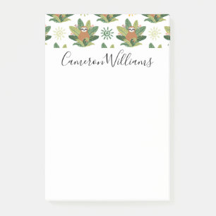 Post-it® Ajoutez votre motif tropical nommé de paresse