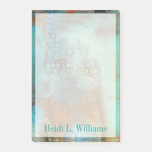 Post-it® Ajoutez votre nom | Bleu deja (Devant)