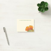 Post-it® Ajoutez votre nom | Cactus Orange Blossoms (Bureau)