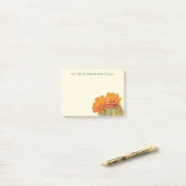 Post-it® Ajoutez votre nom | Cactus Orange Blossoms (Sur un bureau)