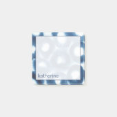 Post-it® Ajoutez votre nom | Cercles d'impression d'aquarel (Devant)