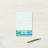 Post-it® Ajoutez votre nom | Circuit moderne V (Sur un bureau)