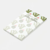 Post-it® Ajoutez votre nom | Collection Llamarama | Cactus  (Incliné)