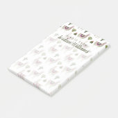 Post-it® Ajoutez votre nom | Collection Llamarama | Cute Ll (Incliné)