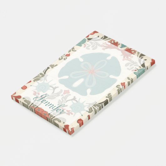 Post-it® Ajoutez votre nom | Damas côtières II (Incliné)