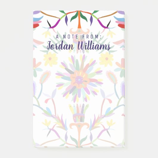 Post-it® Ajoutez votre nom | Design Otomi moderne II (Devant)