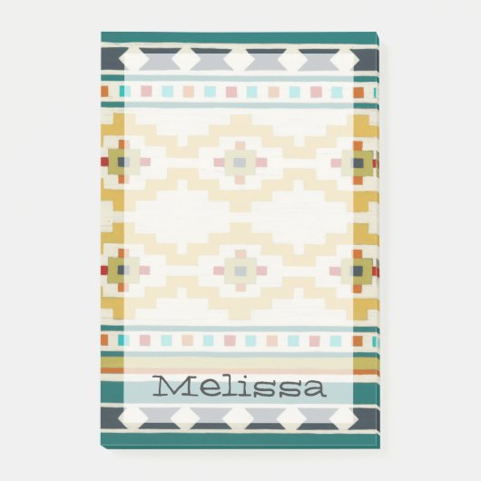 Post-it® Ajoutez votre nom | Géométrie du sud-ouest III (Devant)